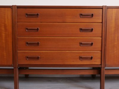 ENFILADE oder MODULARES BUFFET aus exotischem Holz, Schweizer Design 1960er Jahre