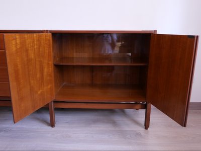 ENFILADE oder MODULARES BUFFET aus exotischem Holz, Schweizer Design 1960er Jahre