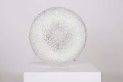 Round Ceiling Light in Frosted Glass