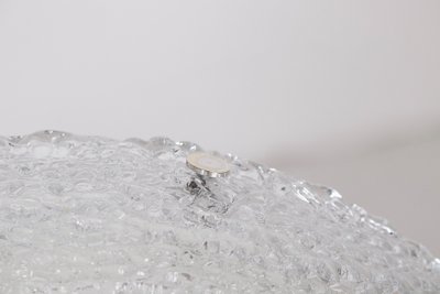 Round Ceiling Light in Frosted Glass