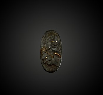 FUCHI KASHIRA - Japon, période Edo (1603-1868) 