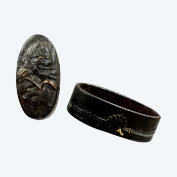 FUCHI KASHIRA - Japan, Edo-Zeit (1603-1868)