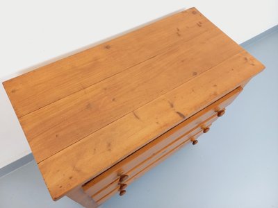 Commode vintage en pin des années 70 80