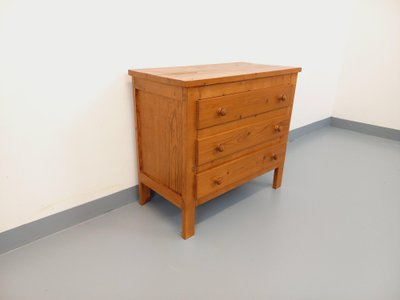 Commode vintage en pin des années 70 80