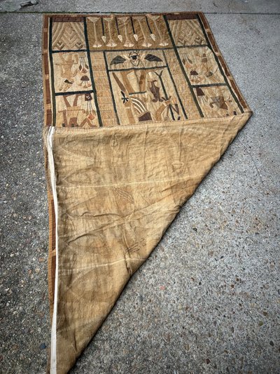Tapestry or wall hanging fabrics (Khayamiya) egyptomania - Egypt early 20th century