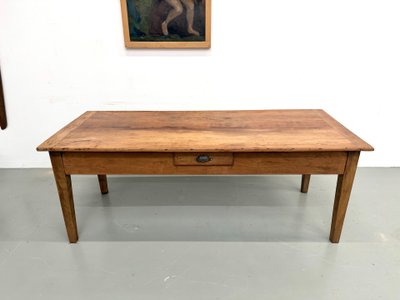 Large Solid Walnut Dining Table - Spindle Legs