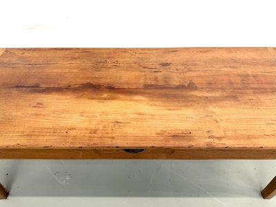 Large Solid Walnut Dining Table - Spindle Legs