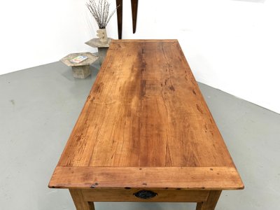 Large Solid Walnut Dining Table - Spindle Legs
