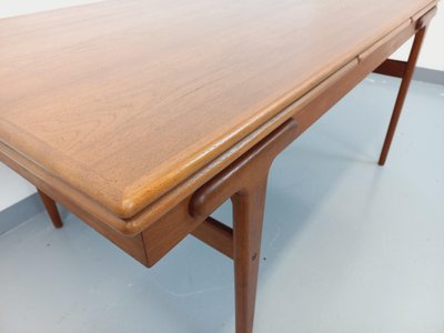 Vintage rectangular Scandinavian dining table by Ejvind A. Johansson, 1960s