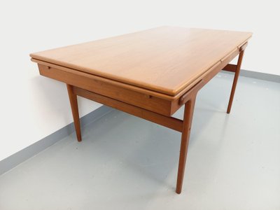 Vintage rectangular Scandinavian dining table by Ejvind A. Johansson, 1960s