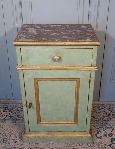 Grande comodino Confit dipinto italiano del XVIII secolo