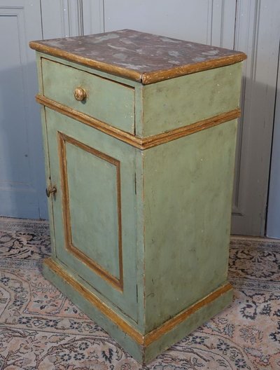 Grande comodino Confit dipinto italiano del XVIII secolo