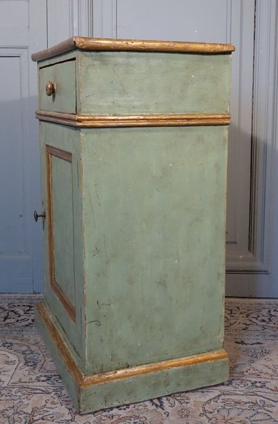 Grande comodino Confit dipinto italiano del XVIII secolo