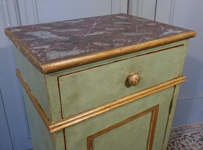 Grande comodino Confit dipinto italiano del XVIII secolo