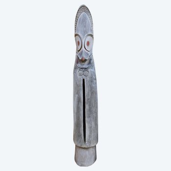 Drum, oceanian art, tribal art, primitive art, sculpture, instrument, Oceania, Ambrym, Vanuatu