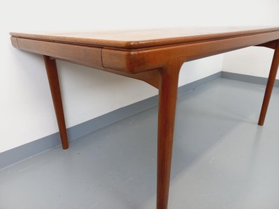 Vintage rectangular Scandinavian dining table by Johannes Andersen for Samcom
