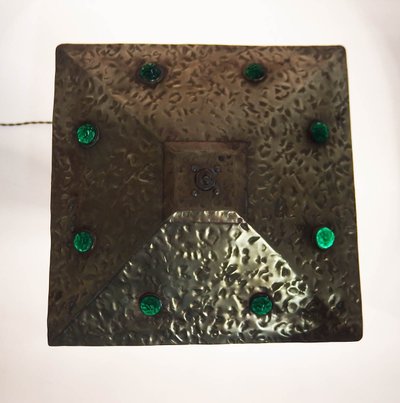 Lampada in ottone degli anni '20