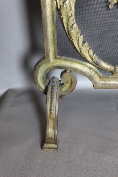Gilded bronze fire front 19th century