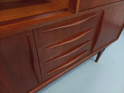 Credenza scandinava vintage in teak degli anni '50 e '60