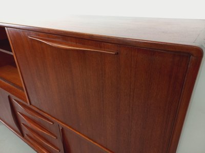 Credenza scandinava vintage in teak degli anni '50 e '60