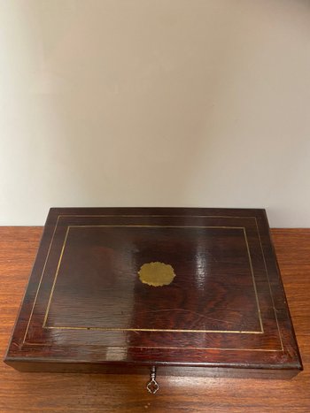 SILVER TEA BOX