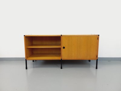 Enfilade moderniste vintage ARP Minvielle par Guariche Mortier Motte en bois