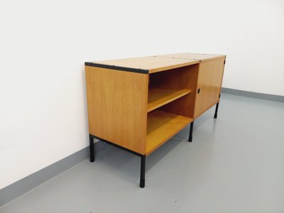 Enfilade moderniste vintage ARP Minvielle par Guariche Mortier Motte en bois
