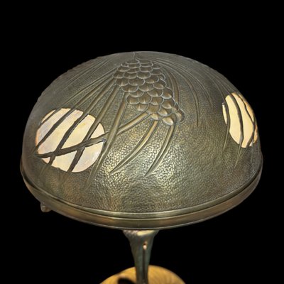 Leleu Jugendstil-Lampe