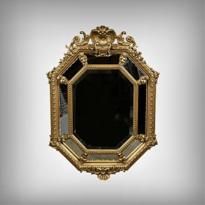 Specchio con Parcloses, stile Luigi XV – Metà XIX secolo