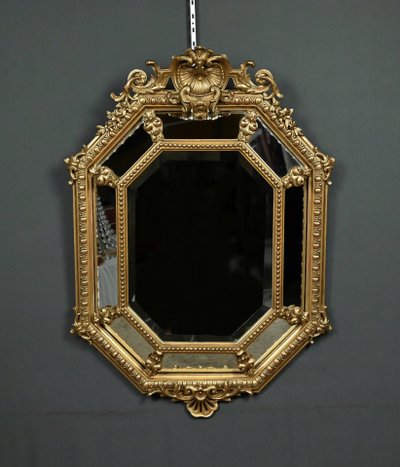 Specchio con Parcloses, stile Luigi XV – Metà XIX secolo