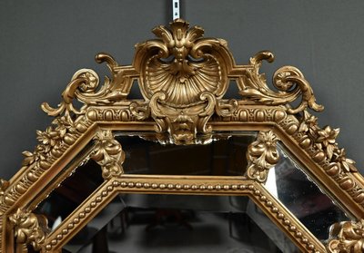 Specchio con Parcloses, stile Luigi XV – Metà XIX secolo