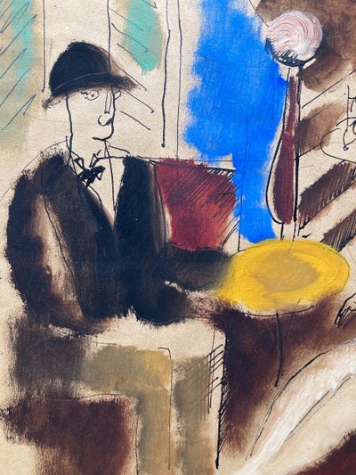 Charles Dufresne, In Guadeloupe, Oil on Paper