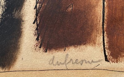Charles Dufresne, In Guadeloupe, Oil on Paper