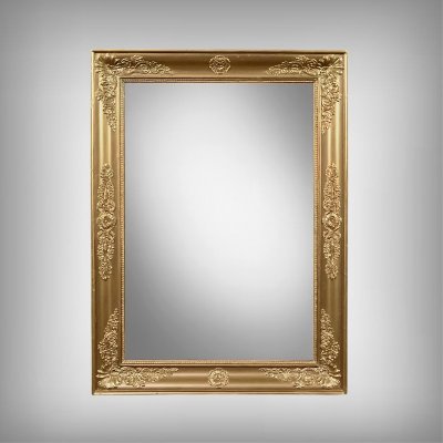 Important Miroir en bois doré, style Restauration – Milieu XIXe
