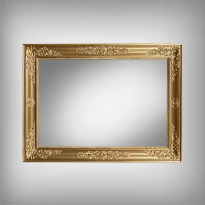 Important Miroir en bois doré, style Restauration – Milieu XIXe