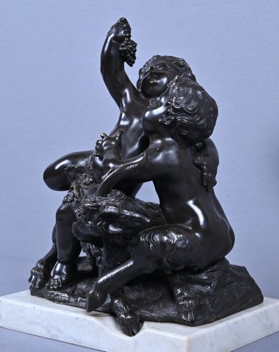 Bronze sculpture "The Childhood of Bacchus" after Clodion – Part 2, 19th century