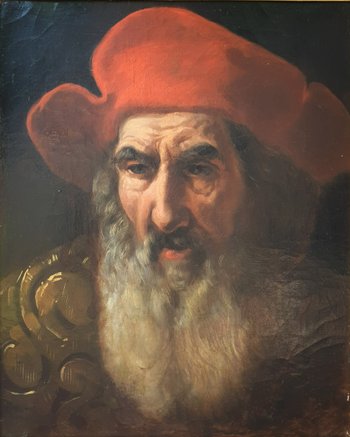 French school of the second half of the 18th century - Study of a bearded man
