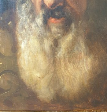 French school of the second half of the 18th century - Study of a bearded man