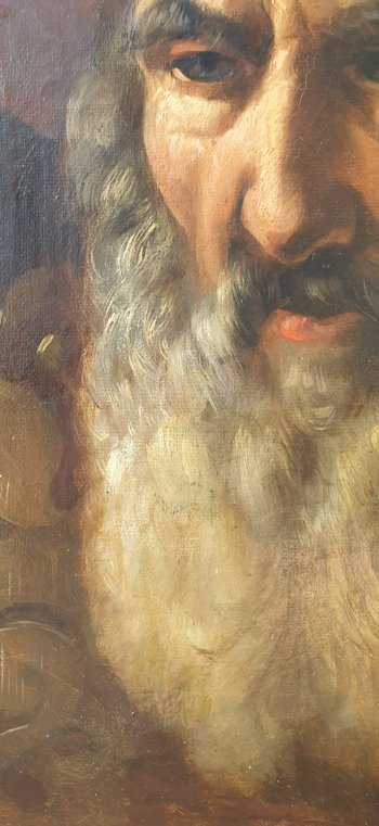 French school of the second half of the 18th century - Study of a bearded man
