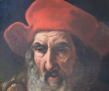 French school of the second half of the 18th century - Study of a bearded man
