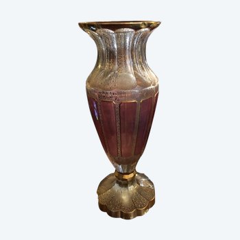 Vase - Crista - Manufacture Moser - Czechoslovakia - About 1900