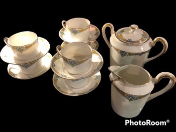 Tea service - Raynaud - Limoges porcelain - About 1940