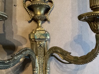 Pair of Louis XVI wall sconces