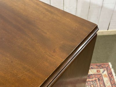Englisches Mahagoni-Sideboard aus den 1930er Jahren mit 2 Schubladen
