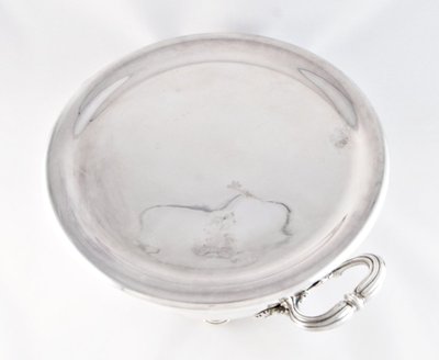 CHRISTOFLE – Chauffe-plat couvert en métal argenté, Paris c. 1870-1880