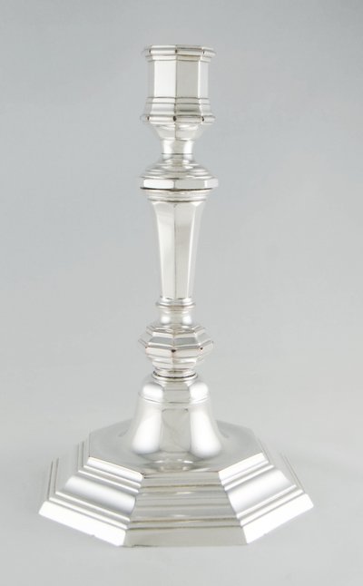 CHRISTOFLE Paris – Silver-plated copper torch, Cluny model