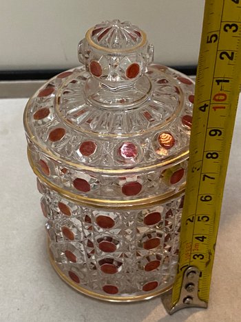 POT À COTON DE BACCARAT 
