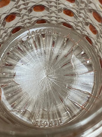 POT À COTON DE BACCARAT 