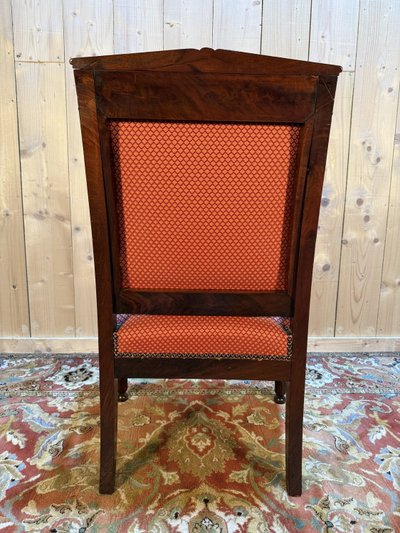 Empire-Sessel aus Mahagoni