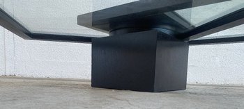Table basse plateau pivotant